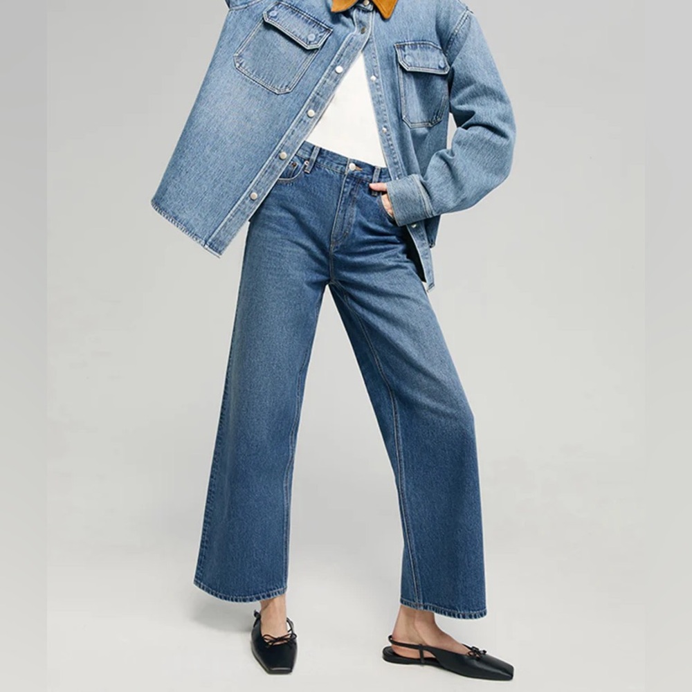 Hey Joanie Cityer Crop Wide Jeans